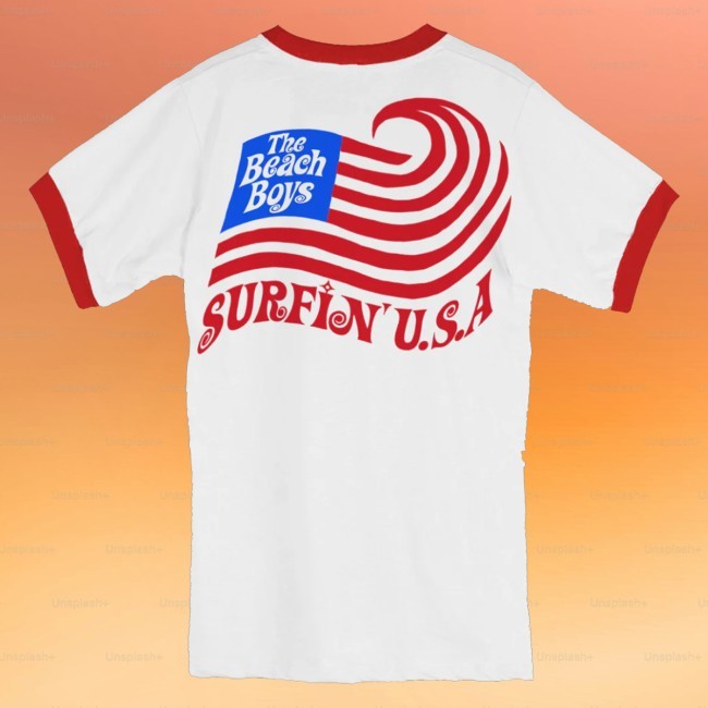 The Beach Boys Merch Surfin' Usa Ringer Shirt