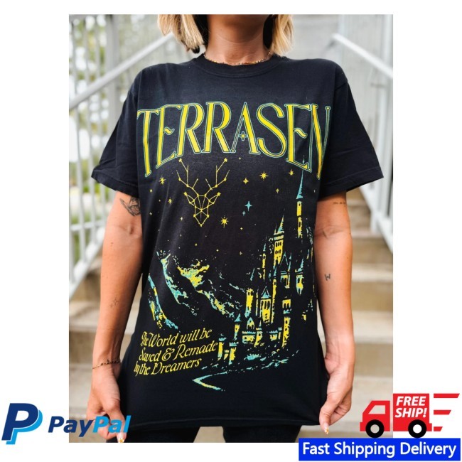 The World Will Be Saved & Remade By The Dreamers Tee Shirt The Lost Bros Merch Store Terrasen