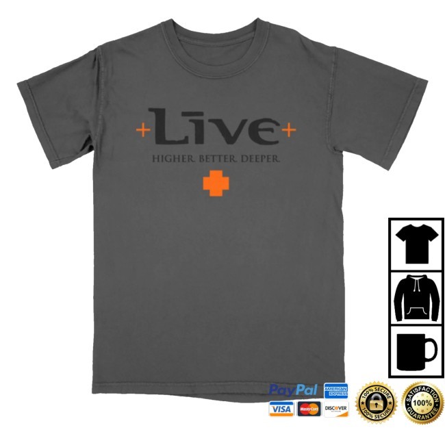 Charcoal Summer Unity Tour Long Sleeve Shirt Live The Band Merch Store