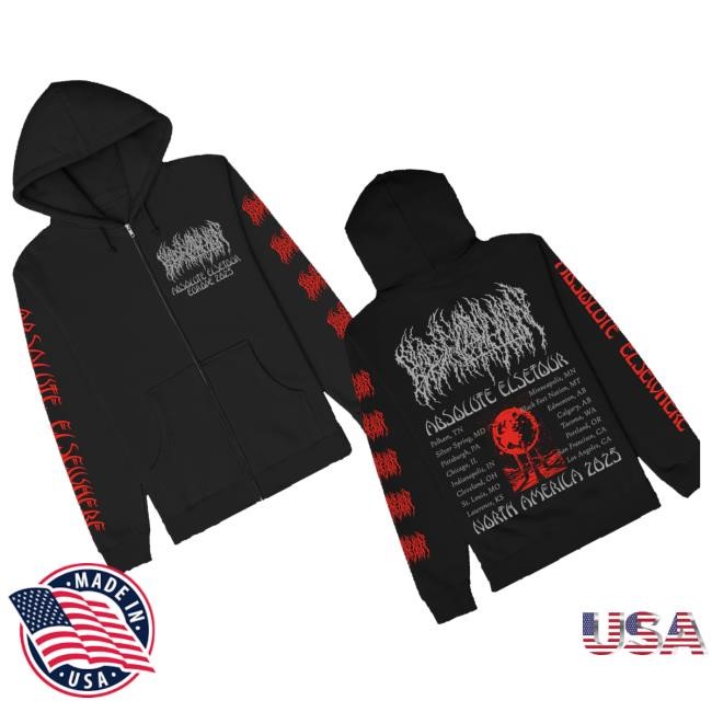 Official Blood Incantation Merch Shop Store Absolute Elsetour Summer 2025 New Shirt