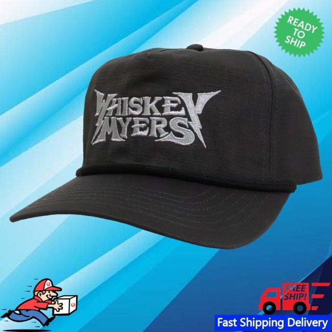 Official Whiskey Myers Merch Whiskey Myers Charcoal & Black Rope Embroidered Hat