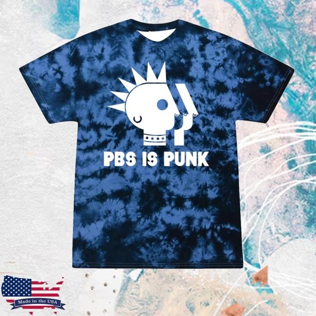 Twocrowcollective Merch Pbs Is Punk Tie-Dye Tee