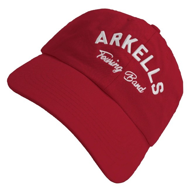 Arkells Merch Touring Band Dad New Twill Cap Red