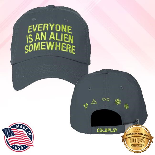 Coldplay Merch Everyone Is An Alien Somewhere Hat