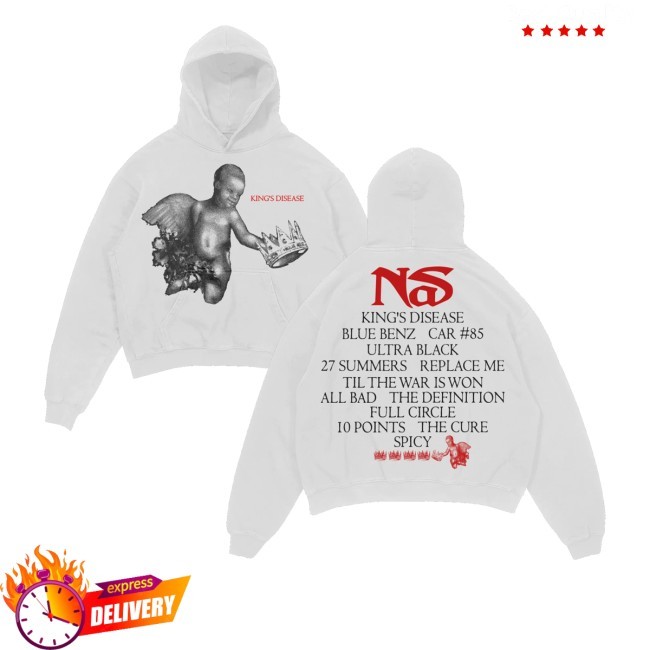 Nasir Jones Merch Store King's Disease Anniversary Tee Shirt