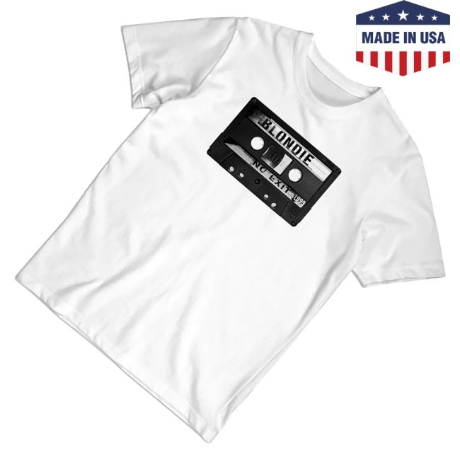 Trending Blondie Merch Store No Exit Collection Cassette Tee