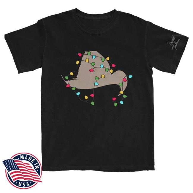 Dwight Yoakam Merch Store Christmas Light Hat Youth T Shirt