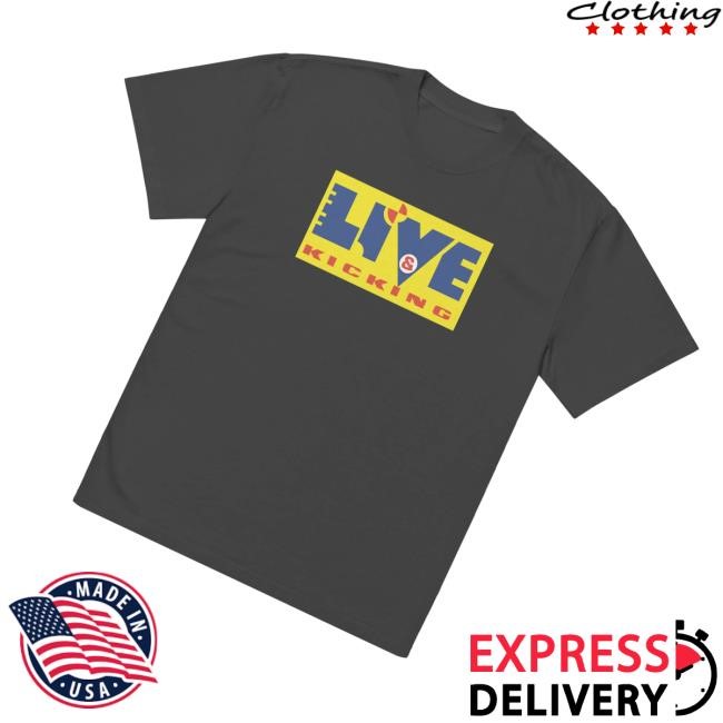 Bbc Shop Merch Live & Kicking Oversized Retro Logo T-Shirt Bbc Shop Merch Live & Kicking Oversized Retro Logo T-Shirt