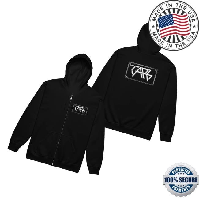 Manhead Shop Merch The Cars License Plate Zip Hoodie