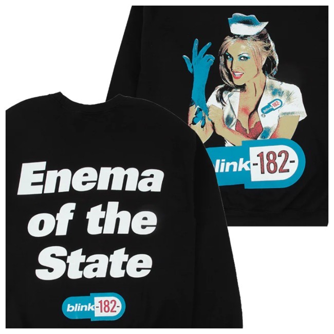 Trending Blink 182 Store Merch Enema Of The State Black Long Sleeve T Shirt