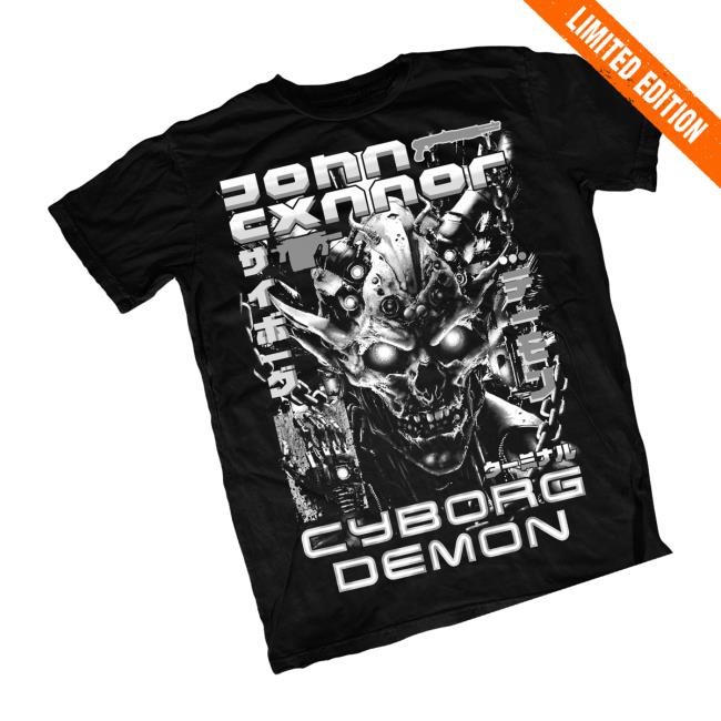 Gravitated Merch Store John Cxnnor Cyborg Demon Hoodie Sweashirt