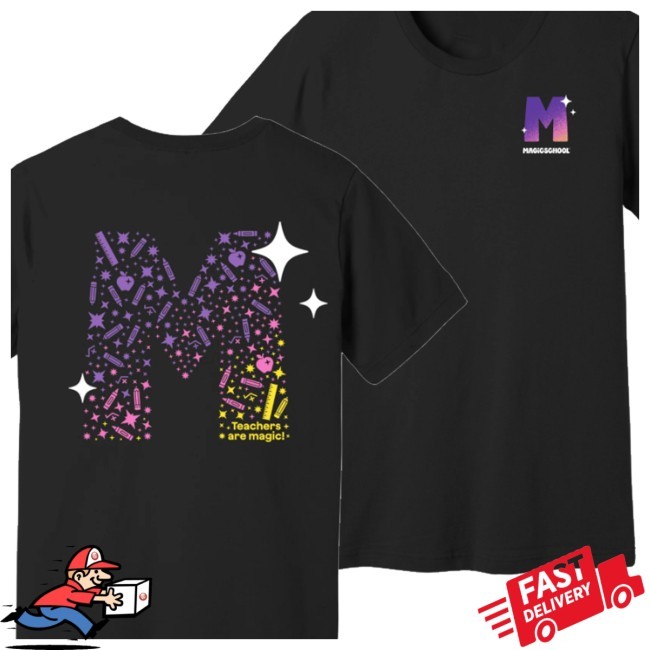 Official  Magic School Swag Shop Store Magicschool Tee Black Shirts