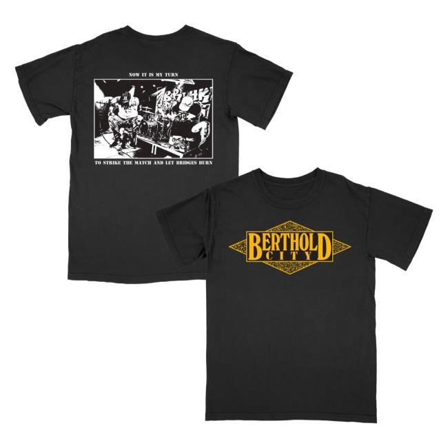 War Records Merch Store Berthold City Strike The Match Tee Shirt