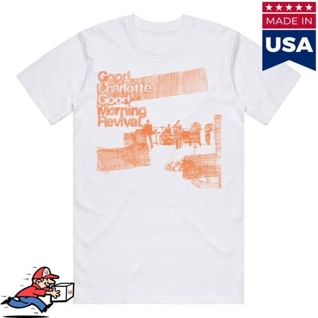 Official Good Charlotte Store Merch Limited Edition Reimagined Good Morning Revival Shirt
