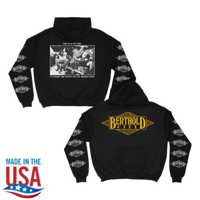 War Records Merch Store Berthold City Strike The Match Hoodie