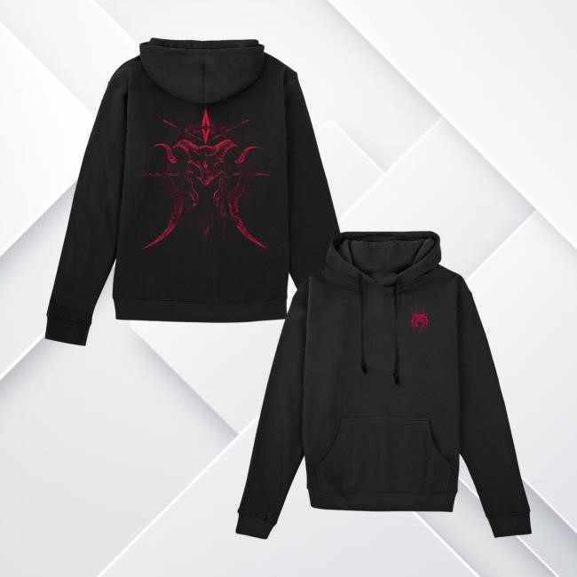 Blizzard Gear Merch Store Diablo Iv Lord Of Hatred Warlock Black Hoodie Sweatshirt