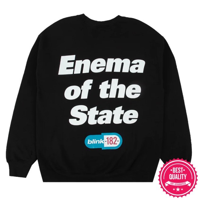 Trending Blink 182 Store Merch Enema Of The State Black Long Sleeve T Shirt Trending Blink 182 Store Merch Enema Of The State Black Long Sleeve T Shirt