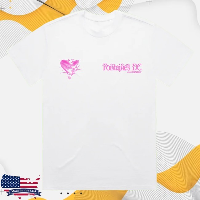 Fontaines Dc Store Merch Romance Tracklist White Sweater Fontaines Dc Store Merch Romance Tracklist White Sweater