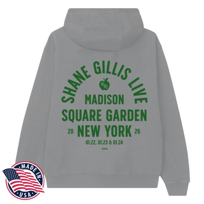 Shane Gillis Store Merch Msg Grey Hoodie Sweatshirt