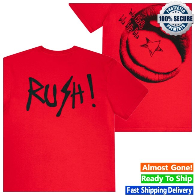 Trending Maneskin Store Merch Bla Bla Bla Red Long Sleeve T Shirt