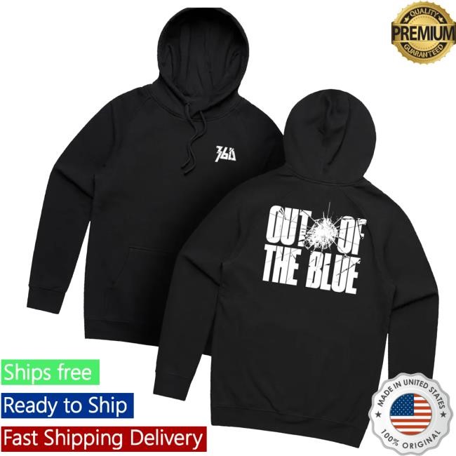 360Music Merch Store 360 'Out Of The Blue' Black T-Shirt White 360 360Music Merch Store 360 'Out Of The Blue' Black T-Shirt White 360