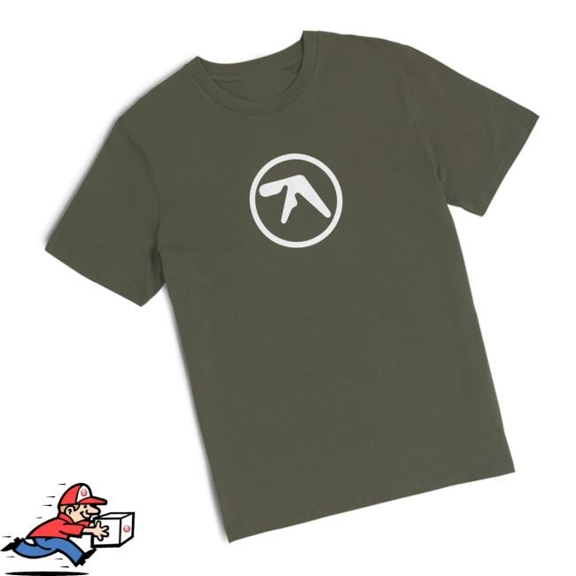 Aphex Twin Merch Store Aphex Logo Long Sleeve Khaki
