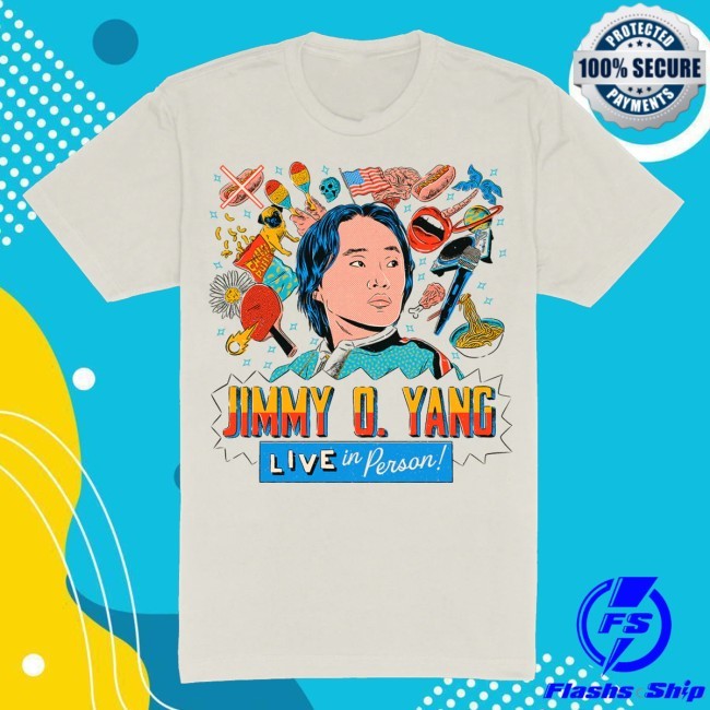 Jimmy O. Yang Store Merch Live In Person Cartoon Shirts