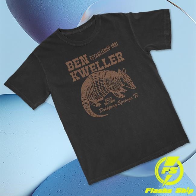 Ben Kweller Merch Store Armadillo New Shirt
