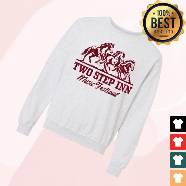 Two Step Inn Merch Store Running Horses T-Shirt