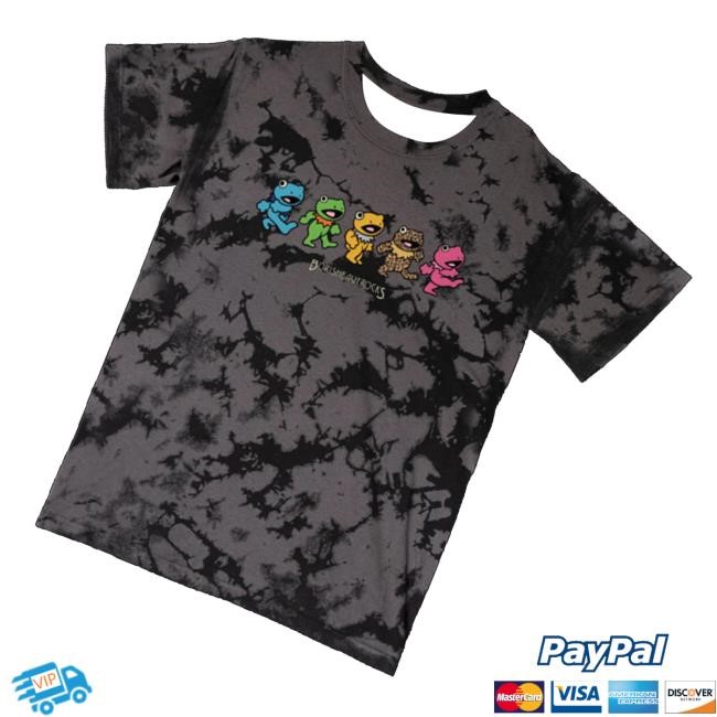 Boris Merch Store Dancing Froggies Tee Iced Grey