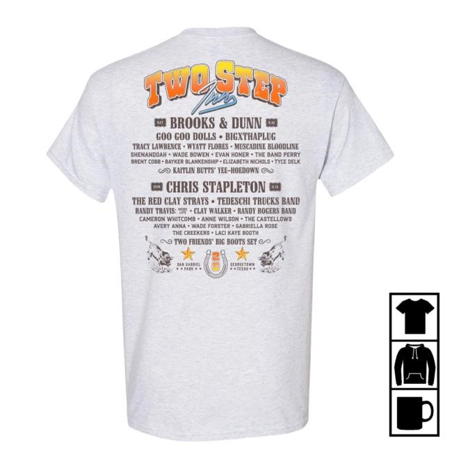 Two Step Inn Merch Store Buckin Bull Lineup Tee