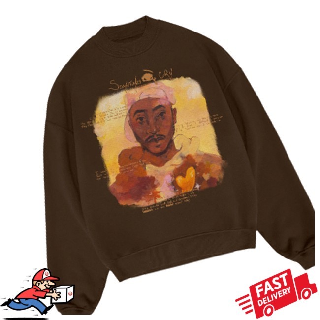 2Pac Store Merch Sometimes Brown Long Sleeve T Shirt