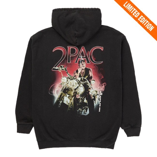 2Pac Store Merch Rider Black Zip Long Sleeve T Shirt 2Pac Store Merch Rider Black Zip Long Sleeve T Shirt