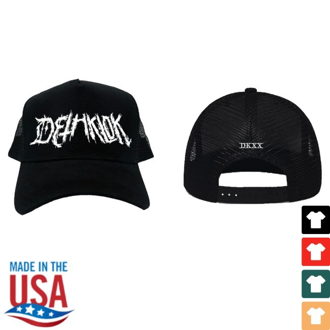 Trending Dethklok Store Merch Black Logo Hats