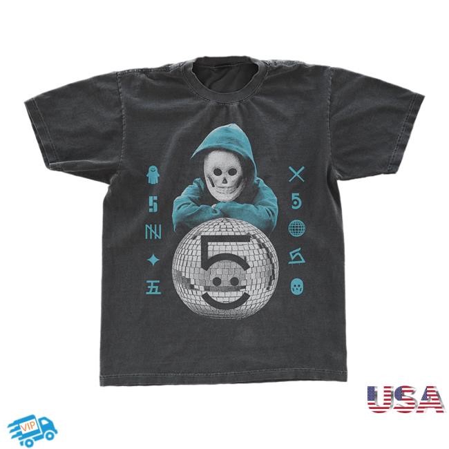 Awolnation Merch Store Phantom 5 Mask 2025 Tour Tank Top