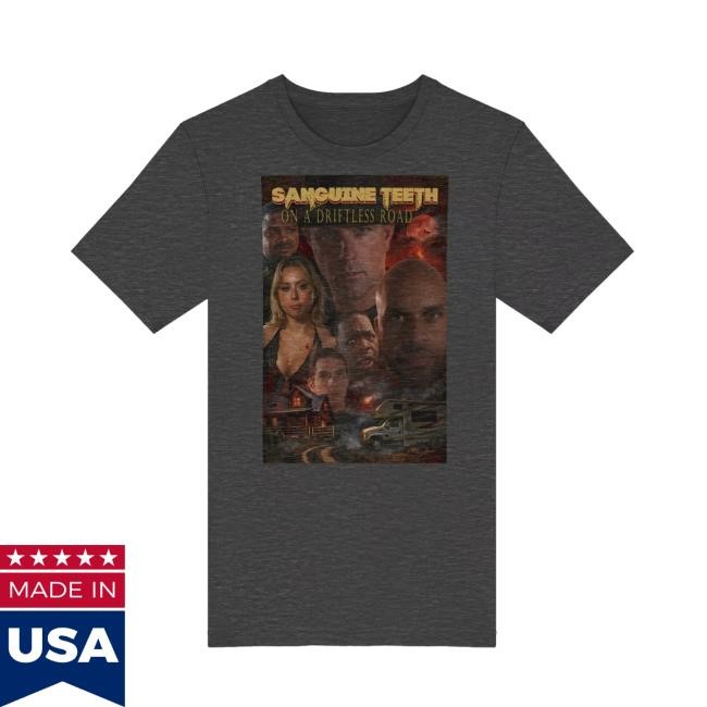 Marshmallow Napalm Merch Store Sanguine Teeth On A Driftless Road Movie Poster Hoodie