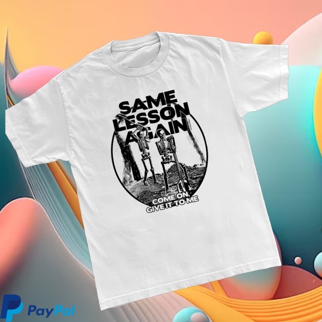 Paramore Store Merch Same Lesson Again Thick Skull Hoodie Sweatshirt