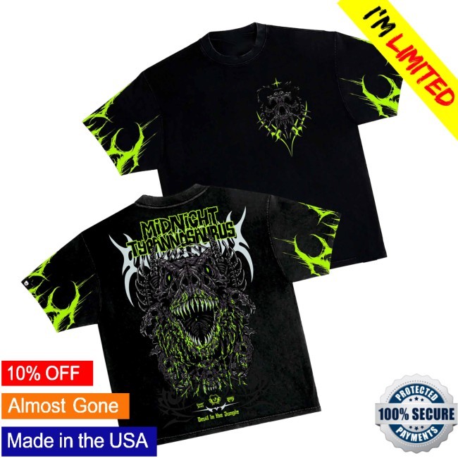 Scummy Bears Store Merch Midnight T Extinction Protocol Boxy T-Shirt - Black Sweatshirt