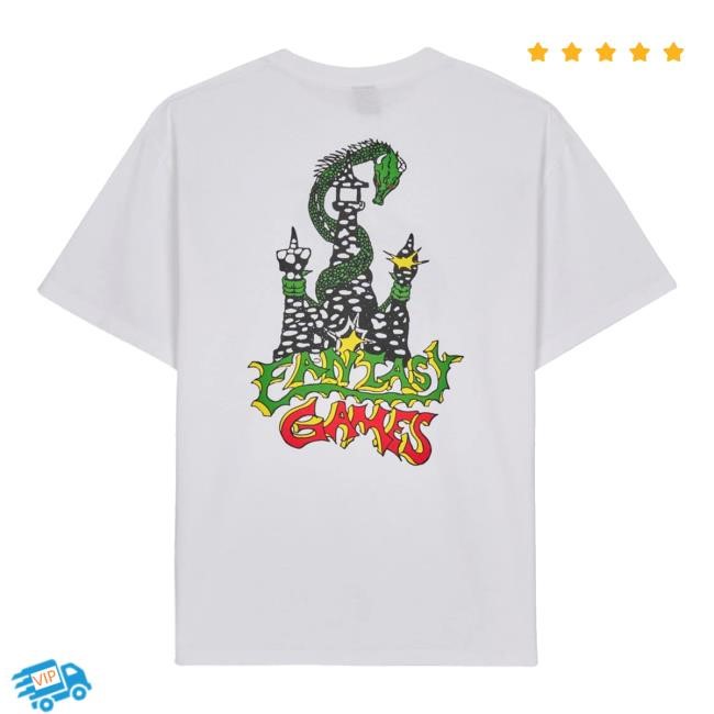 Brain Dead Store Merch Brain Dead Fantasy Games Dungeon Keeper Hoodie White