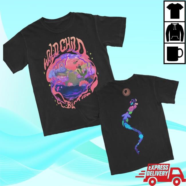 Big Wild Merch Store Big Wild Universe 2025 Tour New Shirt (Black)