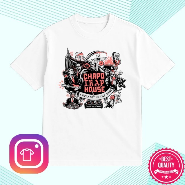 Chapo Trap House Store Merch 10 Year Anniversary White New Shirt