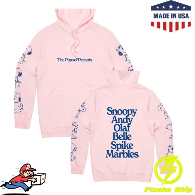Super7 Merch Store Snoopy & Spike Olaf & Andy And Family Hoodie