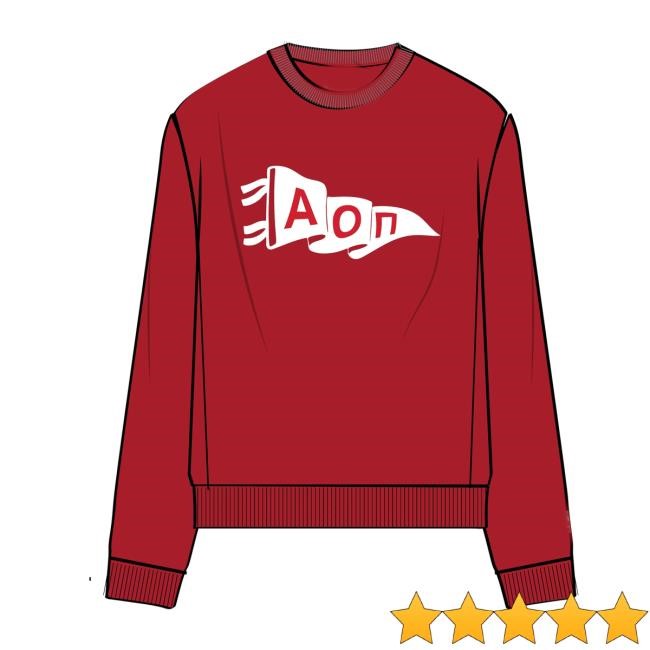 Daily Drills Merch Store Oversized Alpha Omicron Pi T-Shirt Daily Drills Merch Store Oversized Alpha Omicron Pi T-Shirt