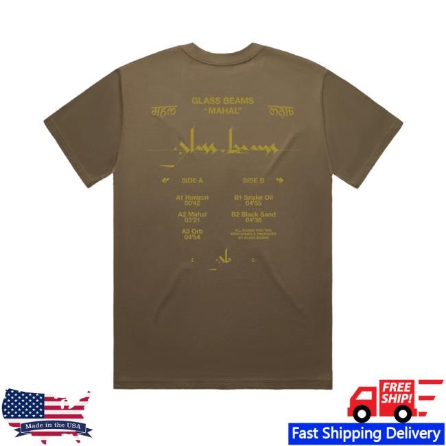 Glass Beams Merch Store Mahal Tracks Walnut Long Sleeve