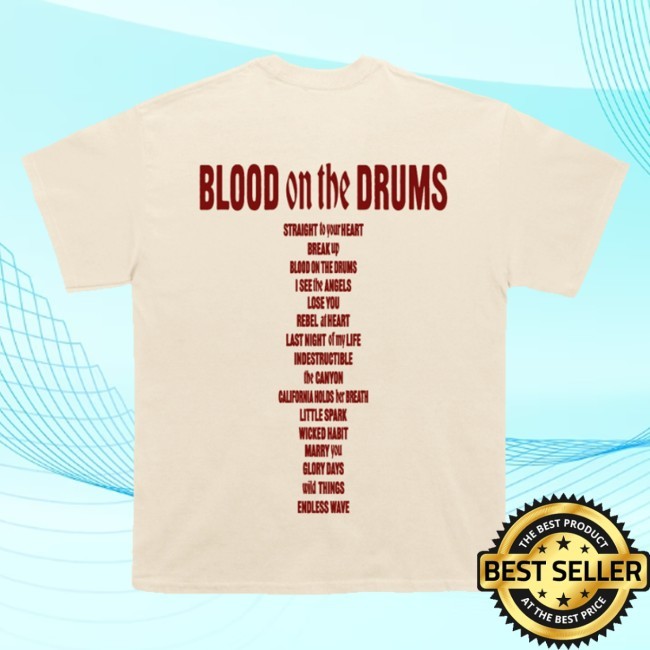 Trending Ashton Irwin Store Merch Botd Tracklist Natural Tee Shirt