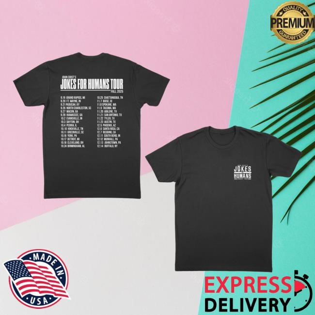 John Crist Store Merch Jokes For Humans Tour T-Shirt