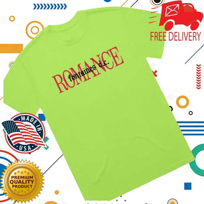 Fontaines Dc Store Merch Romance Lime Green Sweater