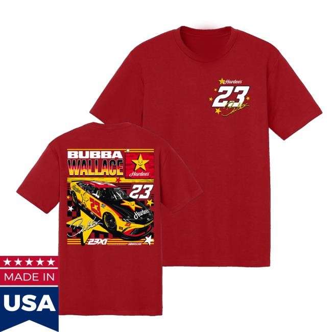Bubba Wallace Store Merch Hardee's T-Shirt