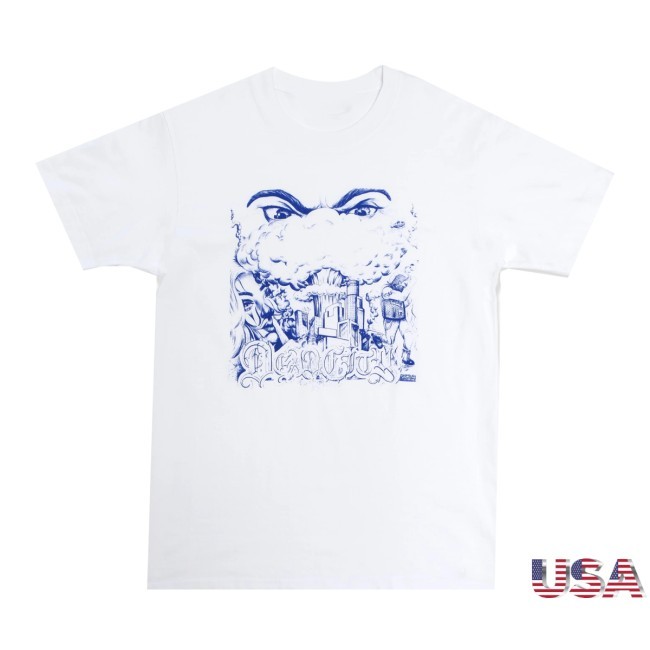 Beyond The Streets Store Merch Dead City Punx Fuck The Opps Album Cover (White) Shirts