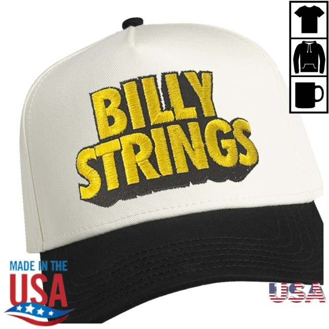 Official Billy Strings Store Merch Funky Text Hat (Logan Fox) Hat Official Billy Strings Store Merch Funky Text Hat (Logan Fox) Hat